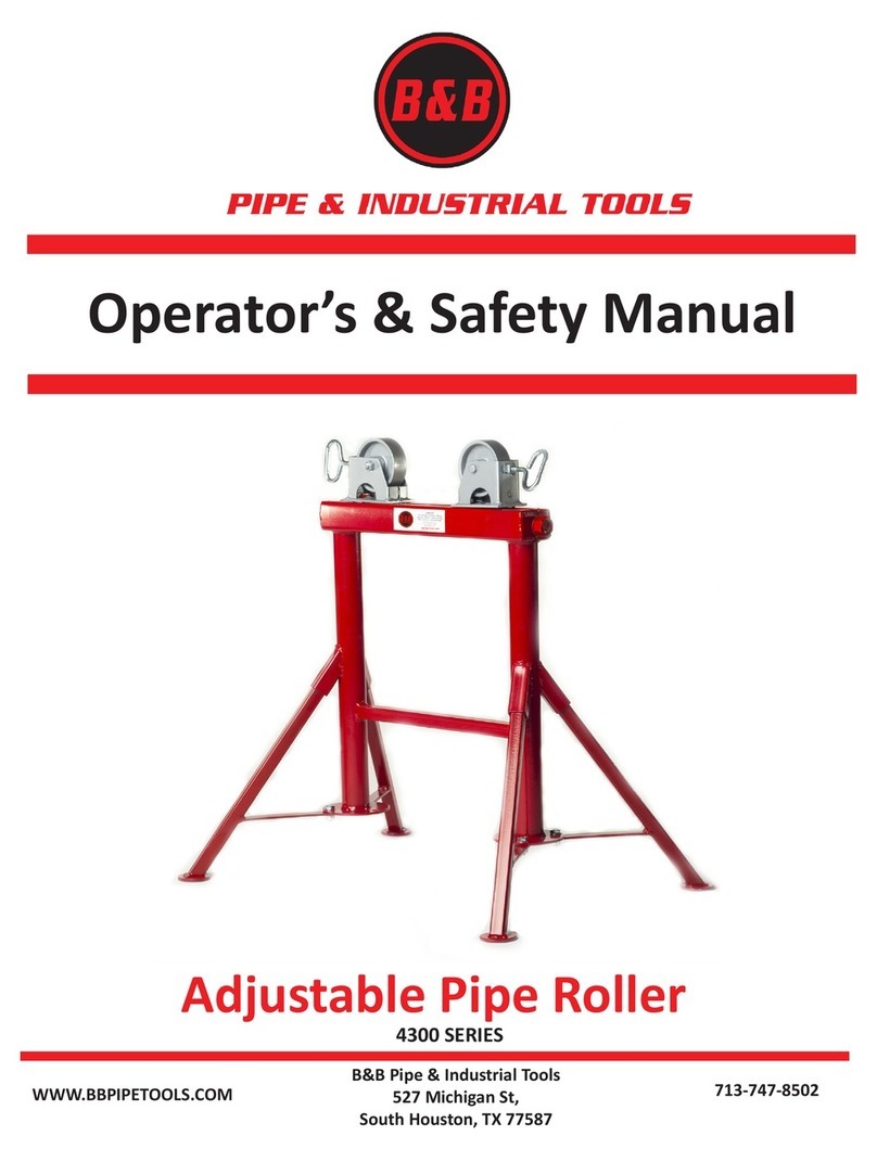 B&B 4300 Series Operators safety manual