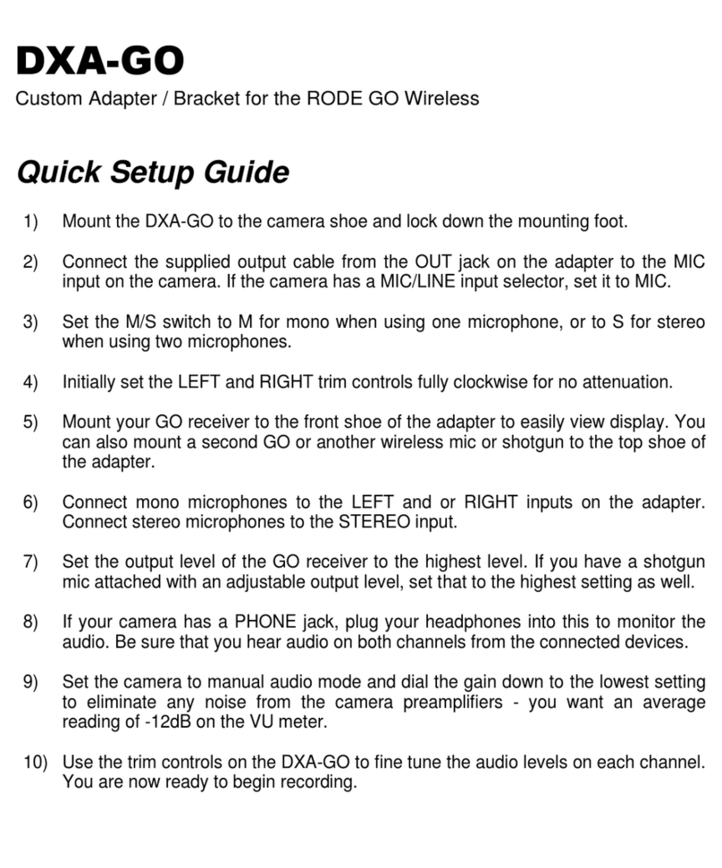BeachTek DXA-GO User manual
