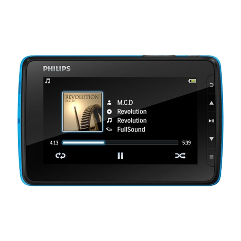 Philips GoGEAR SA4VD404 User manual