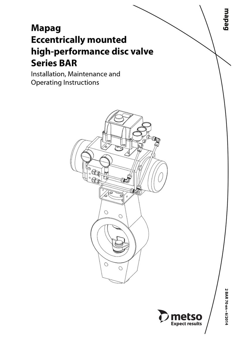 Metso Mapag BAR Series Operating and maintenance manual