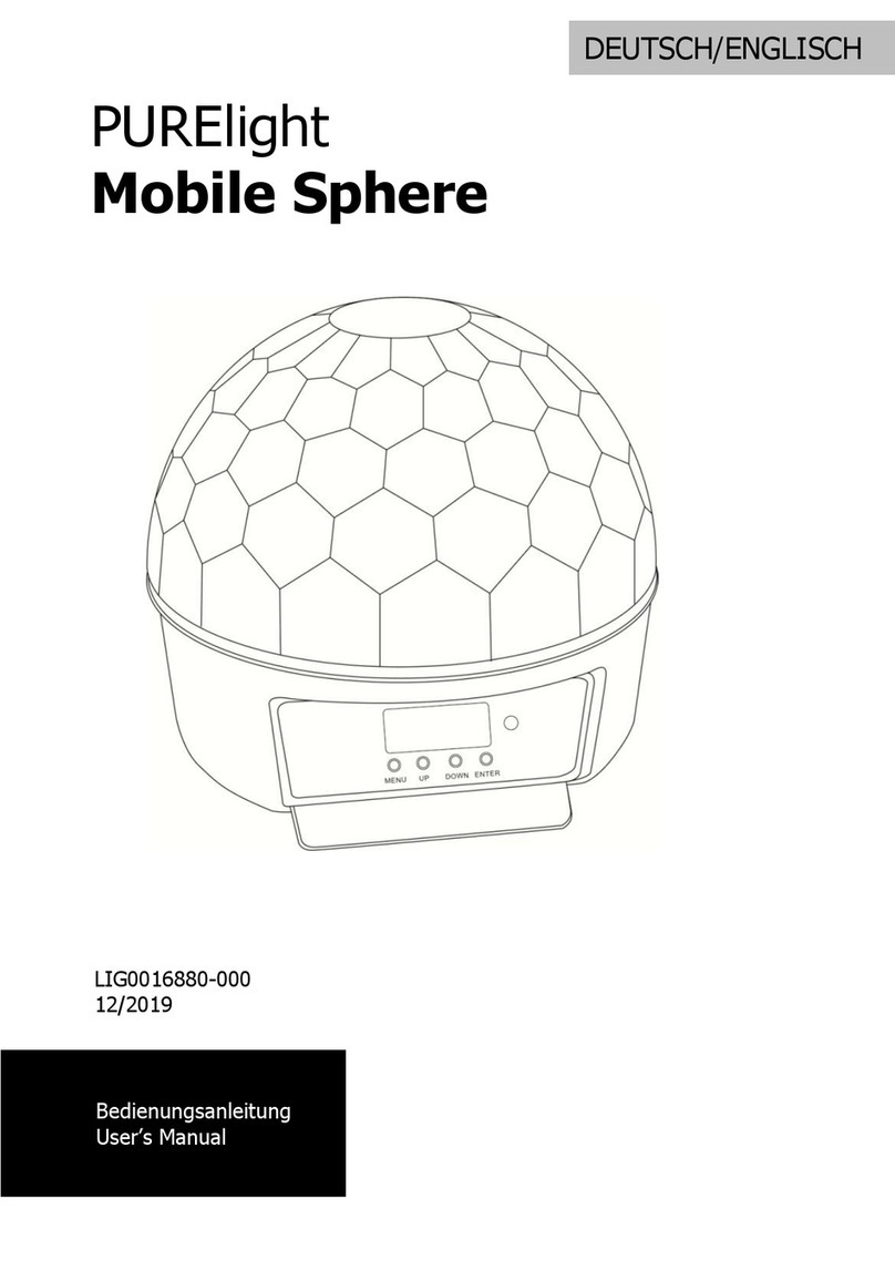 PURElight Mobile Sphere User manual