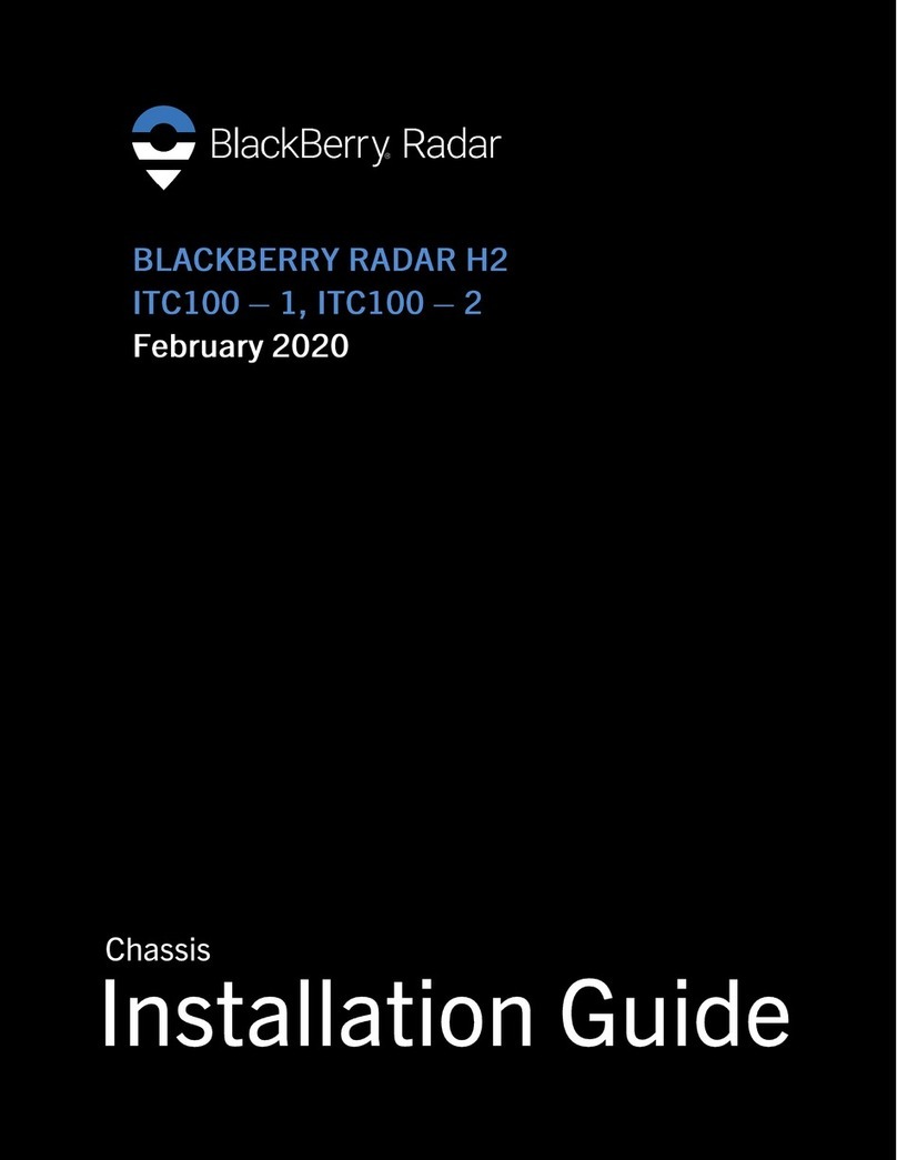 Blackbe;rry Radar H2 installation guide