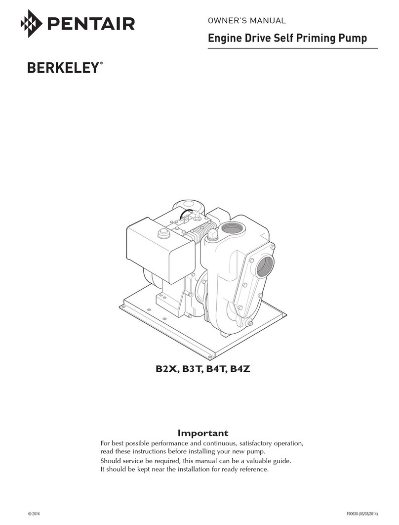 Pentair Berkeley B2X owner's manual