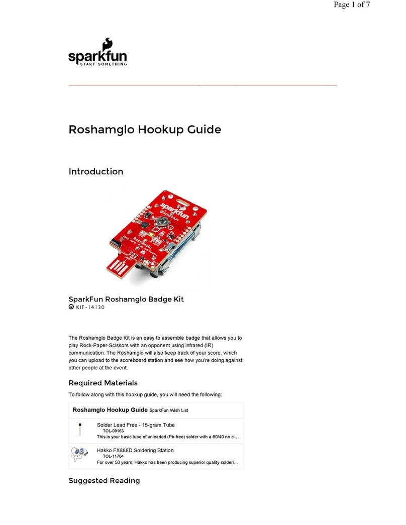 sparkfun Roshamglo Badge Kit Technical document