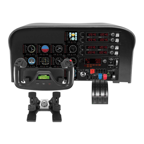 Logitech FLIGHT RUDDER PEDALS User manual