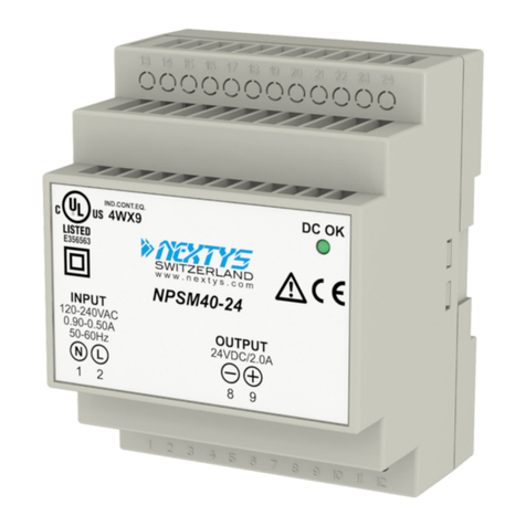 nextys NPSM40 Series instruction manual