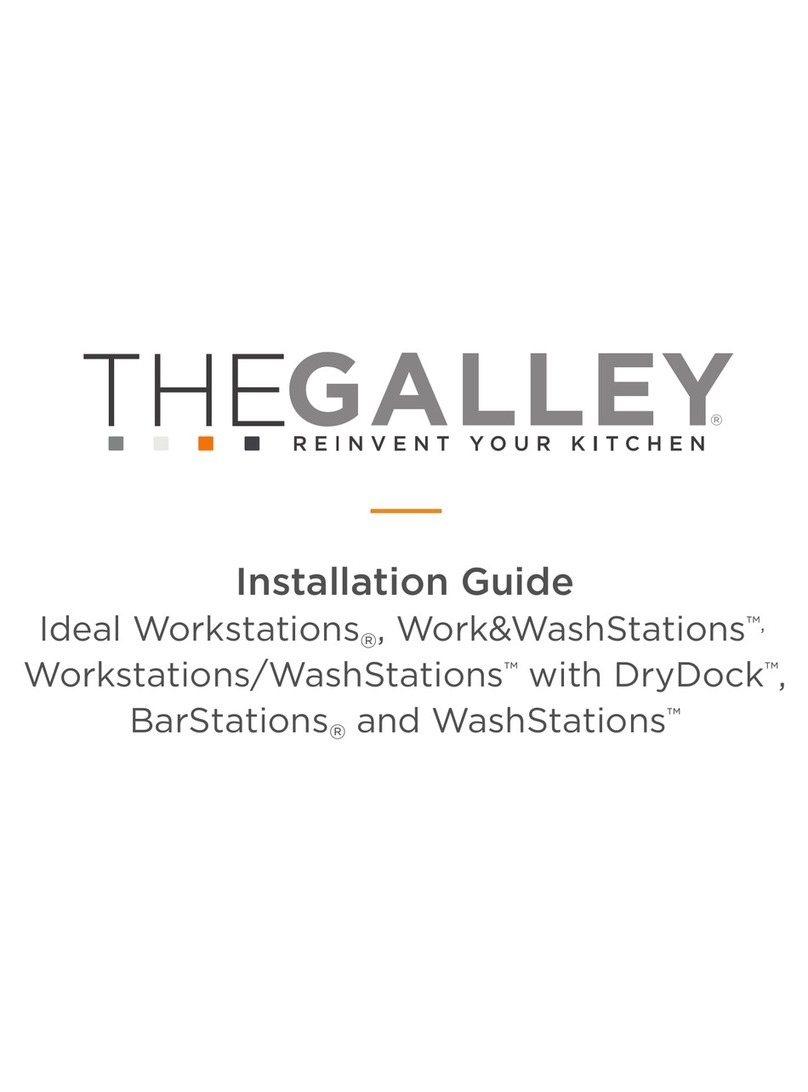 The Galley Ideal Workstation IWS 7S installation guide