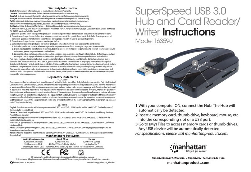Manhattan 163590 User manual