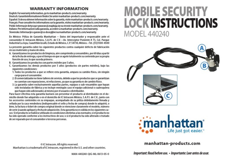 Manhattan 440240 quick start guide