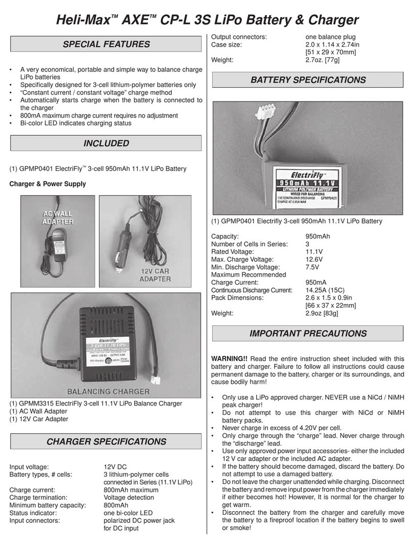 Heli-Max AXE CP-L 3S Quick start quide