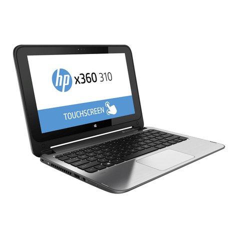 HP x360 310 G1 PC Installation instructions