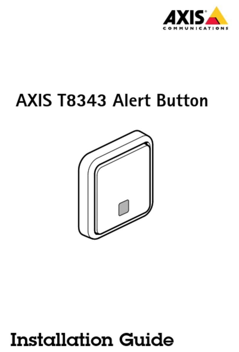 Axis T8343 User manual