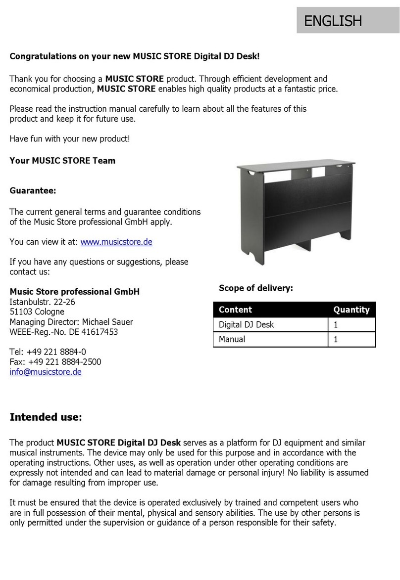 music store Digital DJ Desk manual