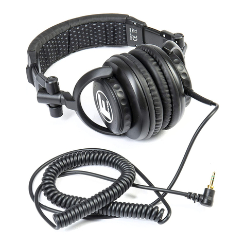 FAME HD-1000 BLUE DJ User manual
