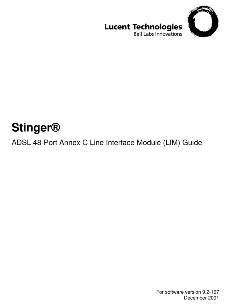 Lucent Technologies Stinger STGR-LIM-AC-48 Guide