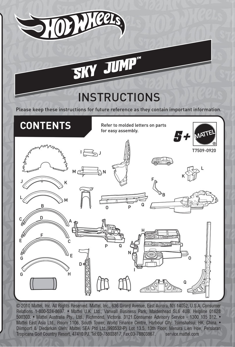 Mattel SKY JUMP T7509 User manual