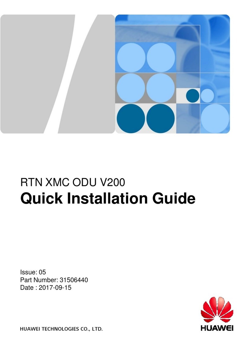 Huawei RTN XMC ODU V200 User manual Huawei RTN XMC ODU V200 User manual