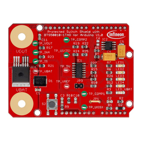 Infineon High Side Switch Shield User manual