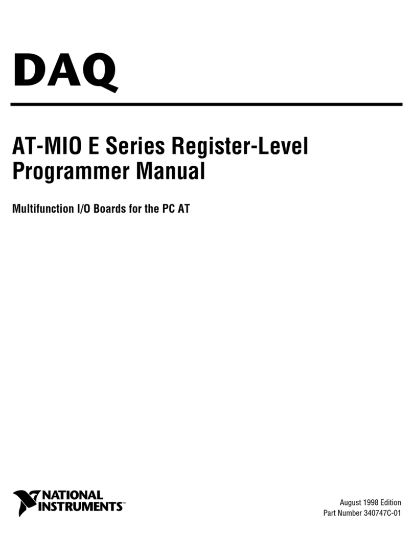 National Instruments AT-MIO E Series Programmer's manual
