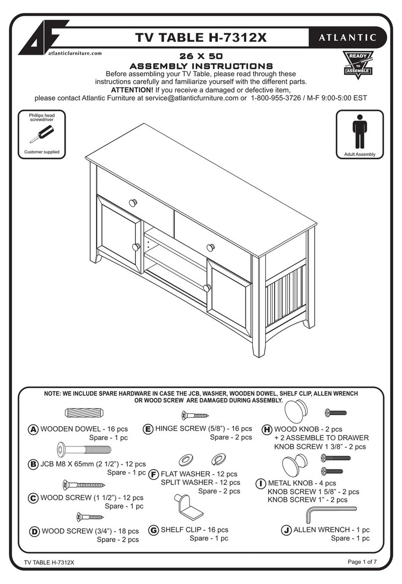 Atlantic H-7312X User manual Atlantic H-7312X User manual