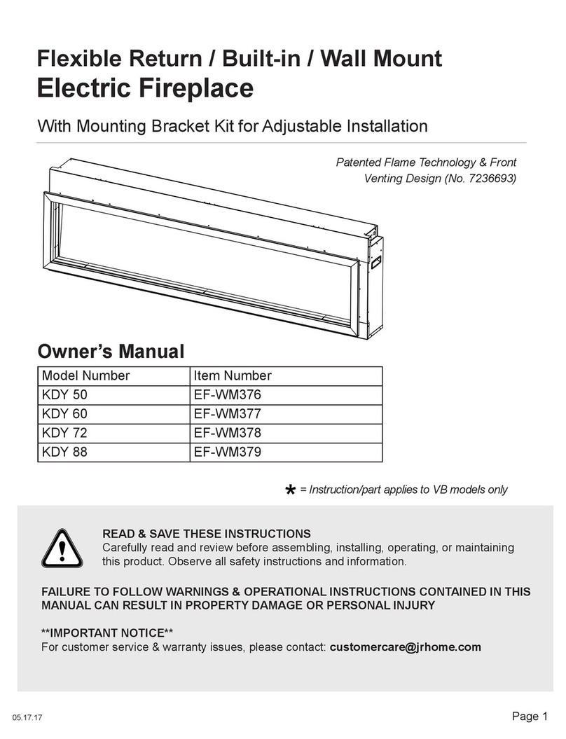 JR Home KDY 50 owner's manual