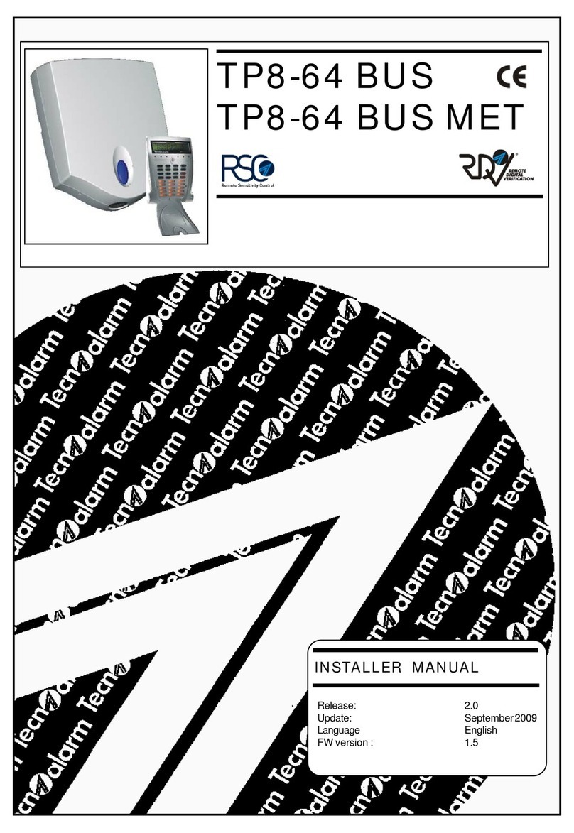 Tecnoalarm TP8-64 BUS User guide