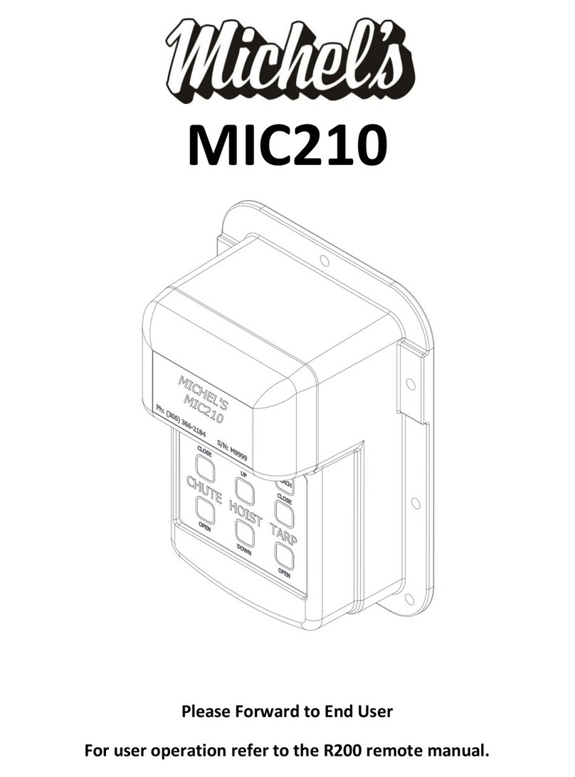 Michel's MIC210 installation instructions Michel's MIC210 installation instructions
