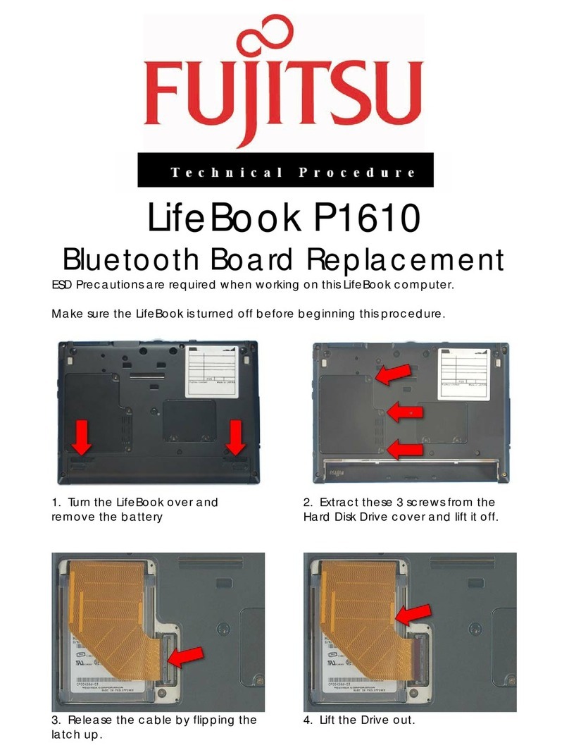 Fujitsu P1610 - LifeBook - Core Solo 1.2 GHz Reference guide