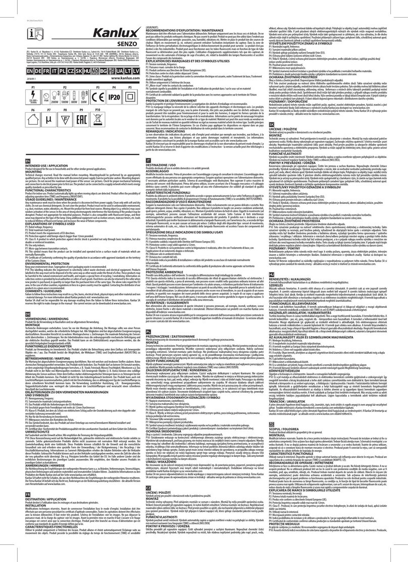 Kanlux SENZO manual