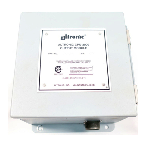 Altronic CPU-2000 Service instruction