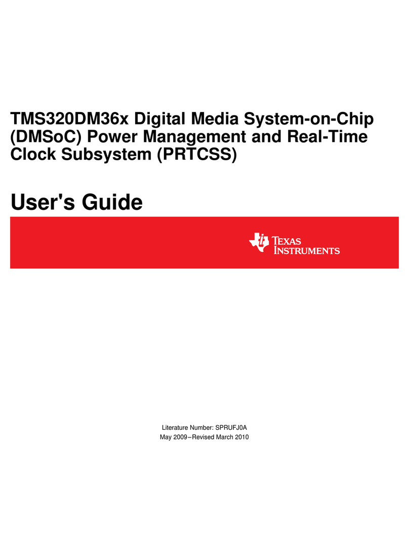 Texas Instruments TMS320DM36 Series user guide