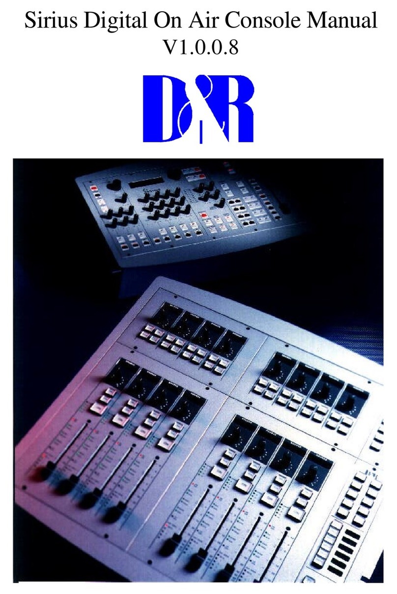 D&R Sirius User manual
