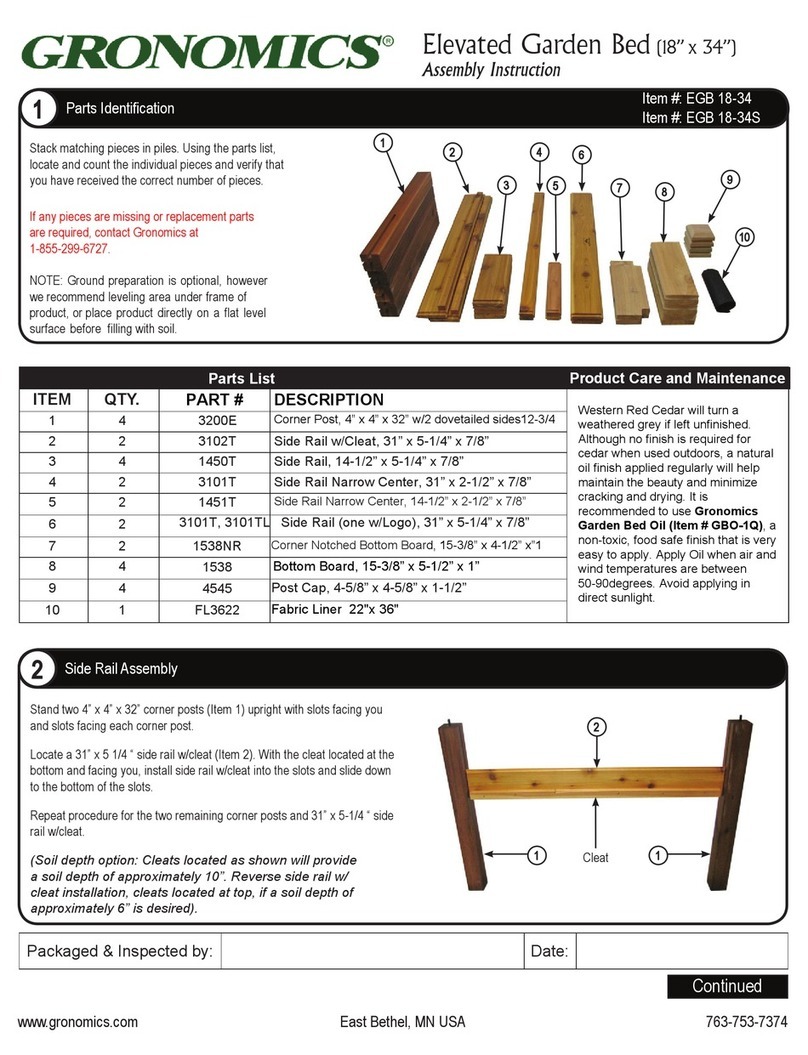 Gronomics EGB 18-34 User manual
