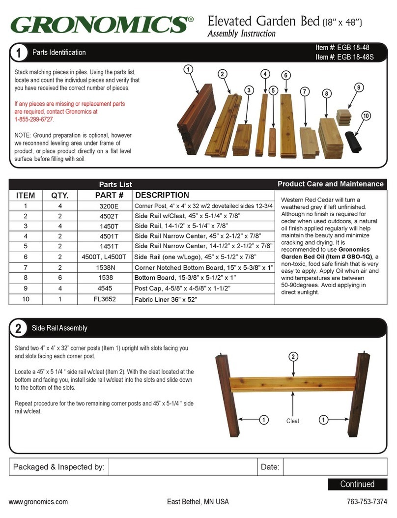 Gronomics EGB 18-48 User manual Gronomics EGB 18-48 User manual