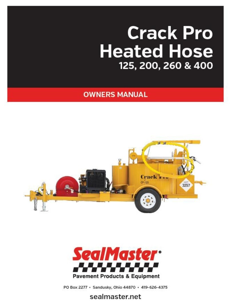 SealMaster CRACK PRO 125 owner's manual
