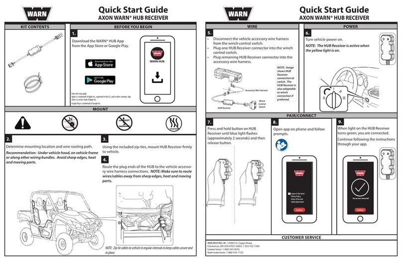 Warn HUB User manual
