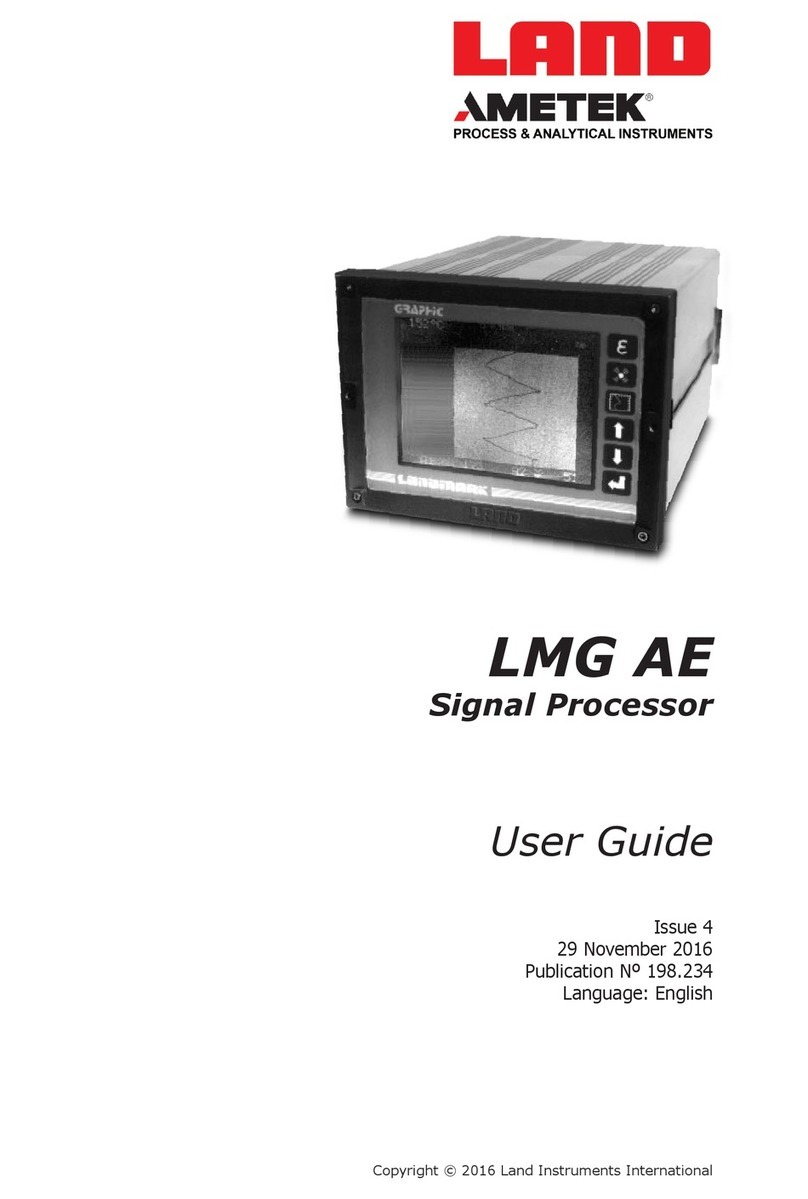 Ametek Land Landmark Graphic AE User manual