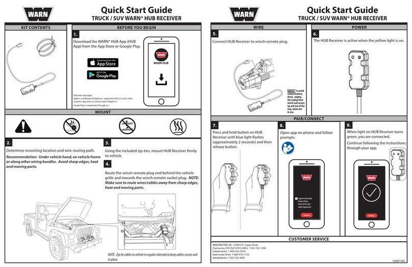 Warn HUB User manual