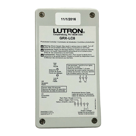 Lutron Electronics GRX-LC8 Manual