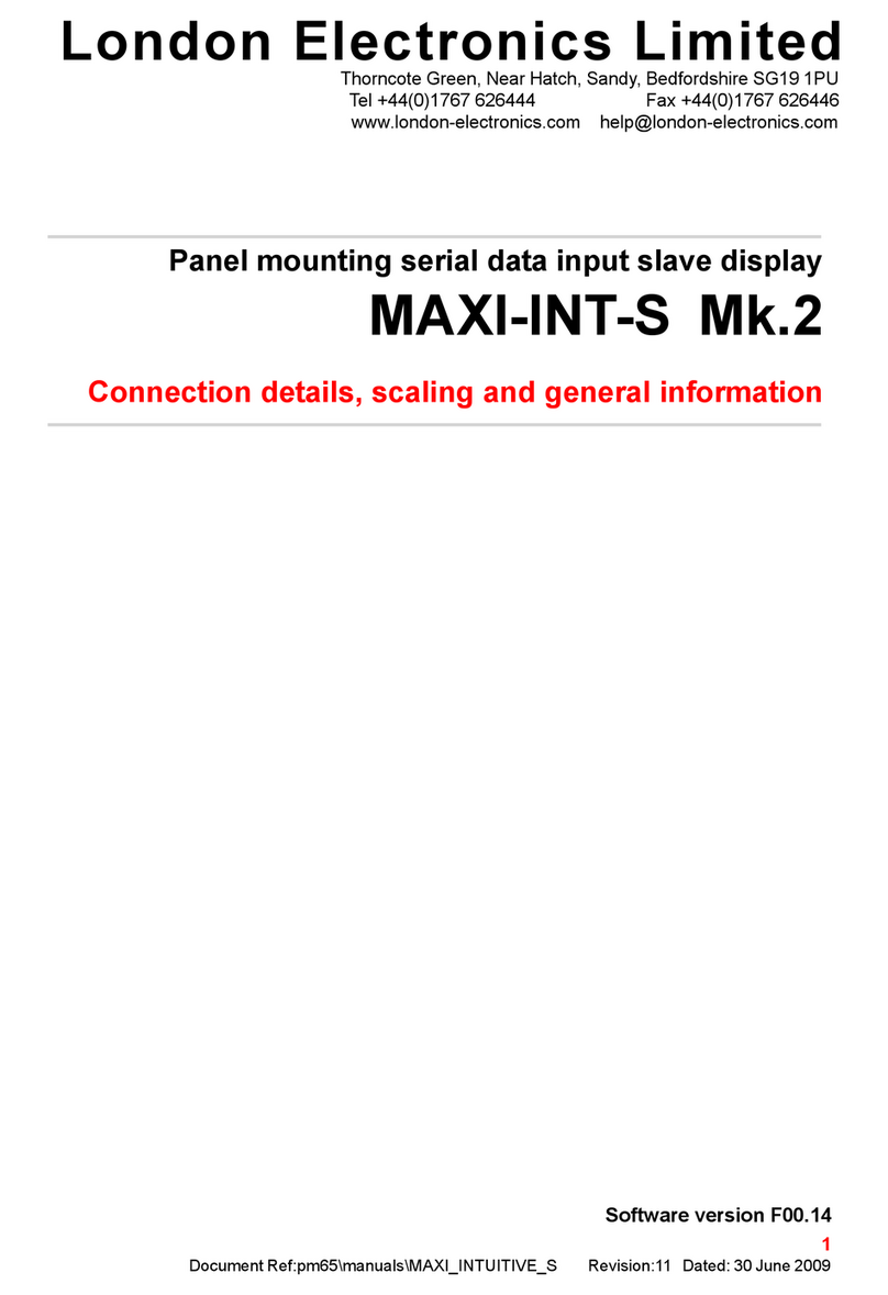 London Electronics MAXI-INT-S Mk.2 Configuration guide London Electronics MAXI-INT-S Mk.2 Configuration guide