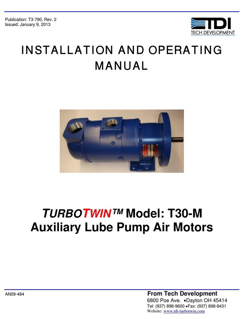 TDI TurboTwin T30-M User manual
