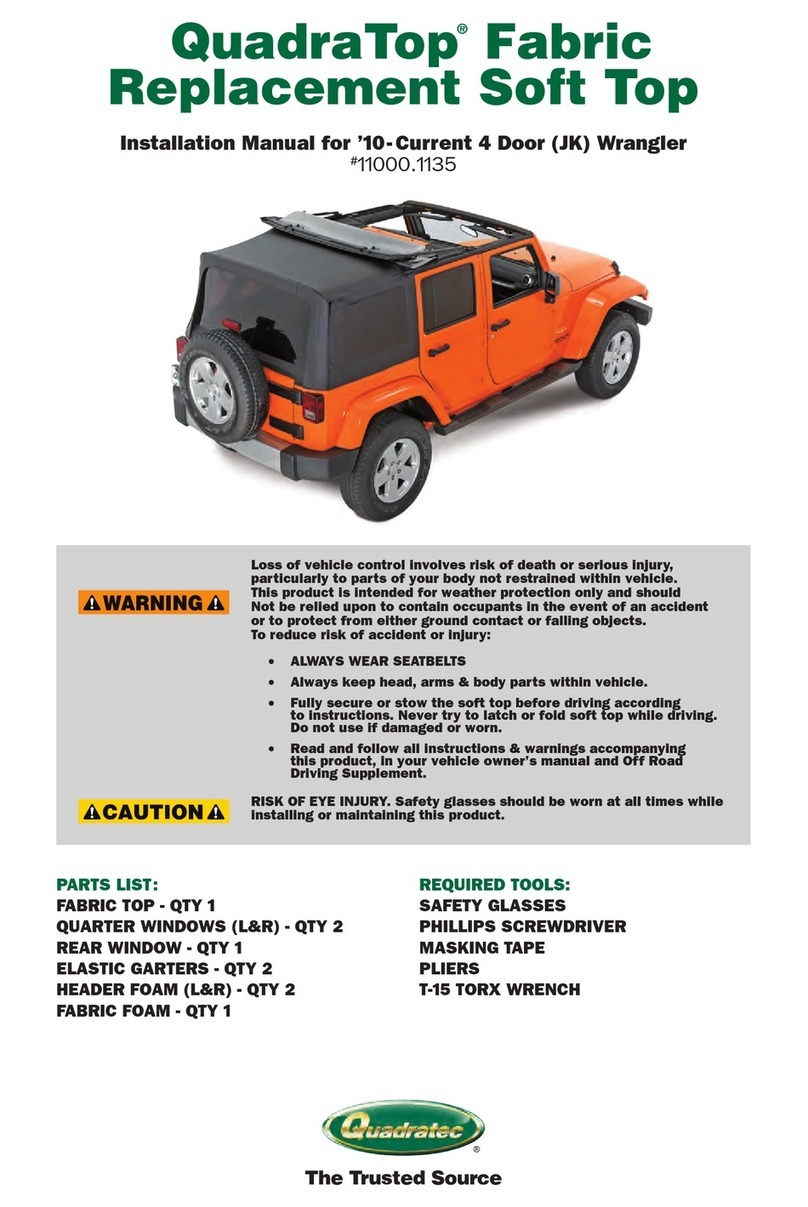 Quadratec QuadraTop 11000.1135 User manual