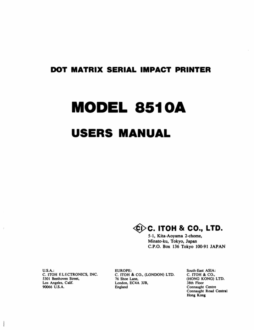 C.ITOH 8510A User manual
