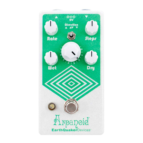 EarthQuaker Devices Arpanoid User manual