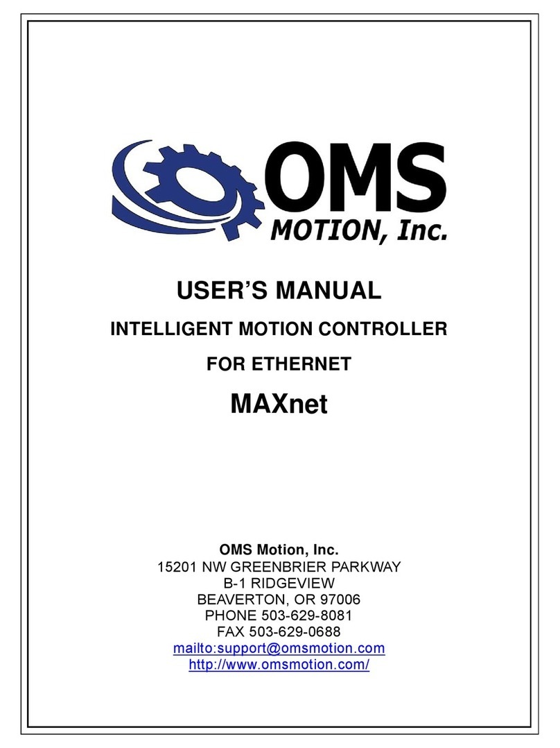 OMS MAXnet user manual