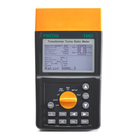 PROVA 1660 Software manual
