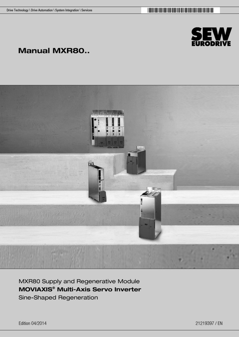 SEW-Eurodrive MOVIAXIS MXR80 Series manual