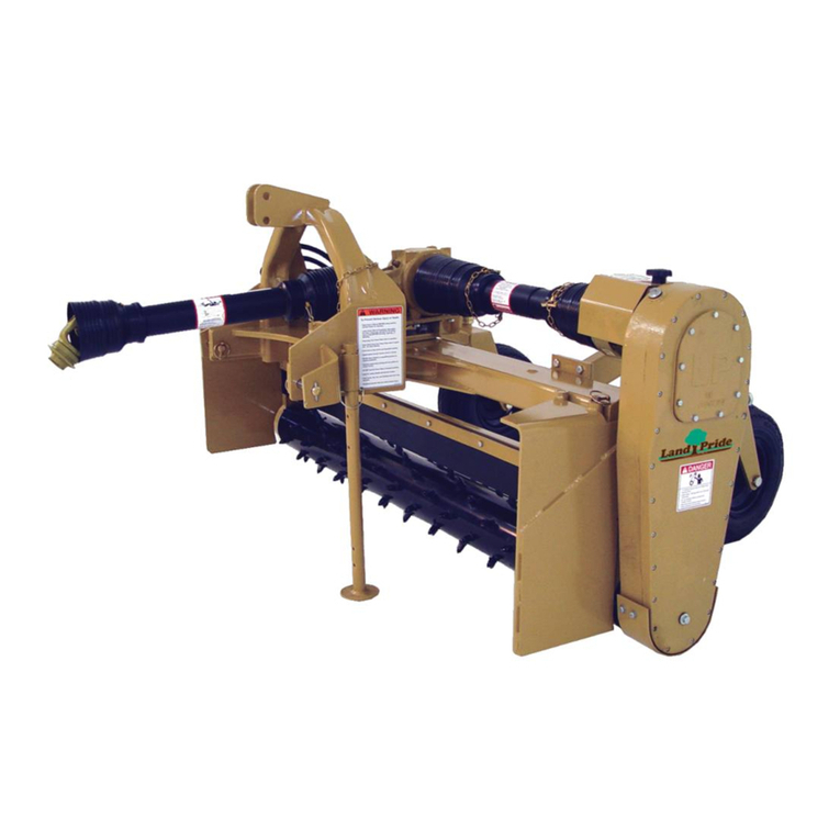 Land Pride Powered Rakes PR1660 Operator's manual