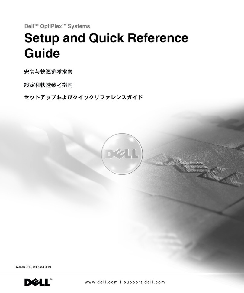 Dell OptiPlex HUB Setup and quick reference guide