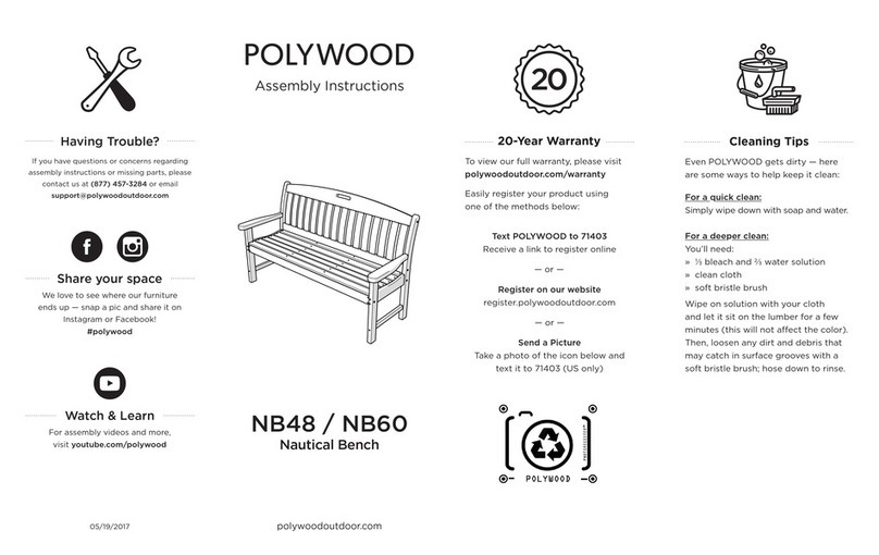 Polywood NB48 Assembly instructions